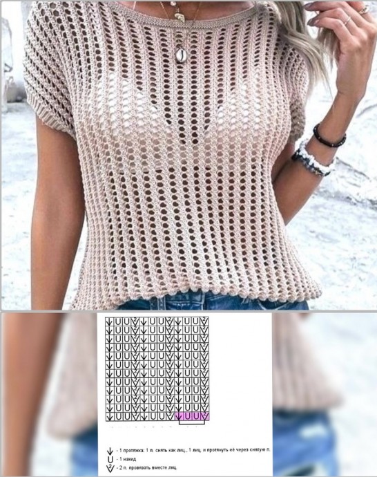 ​Чудесные узоры для вязания на спицах