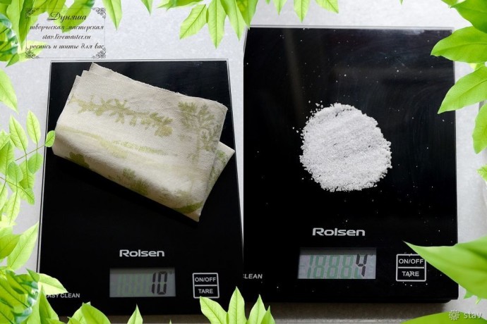 Декор шкатулки хлопком, который окрашен травами Декор шкатулки хлопком, который окрашен травами