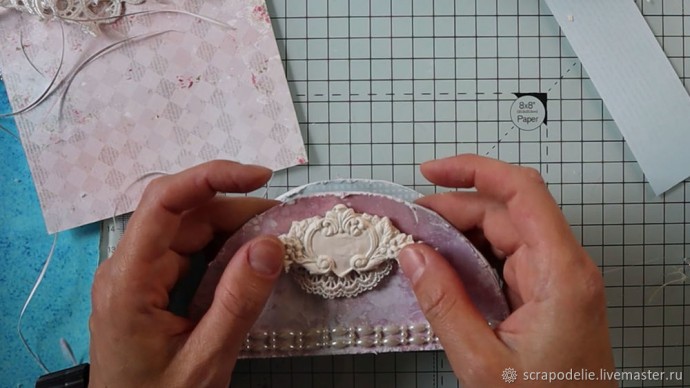Салфетница в стиле шебби-шик