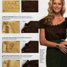 Буфы для украшения одежды