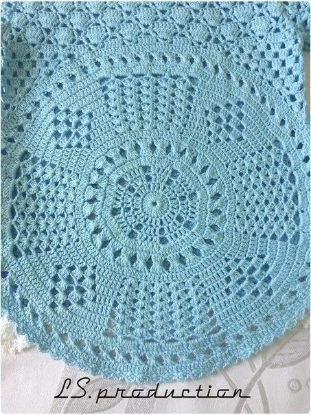 ​Нежная модель туники крючком