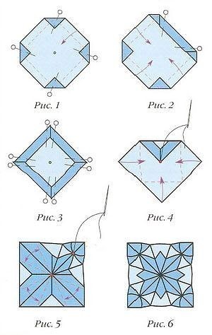 Оригами из ткани
