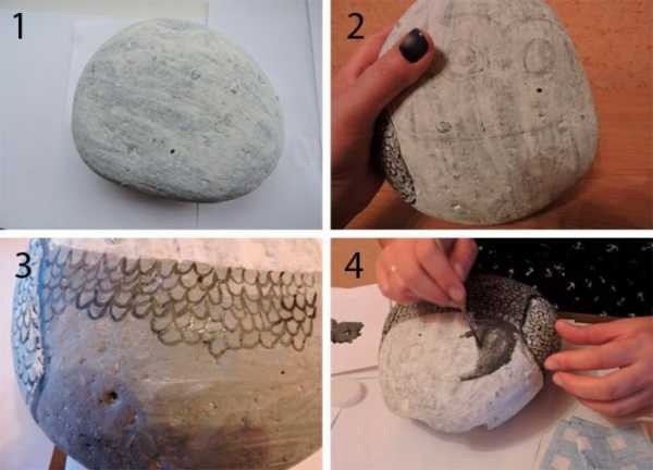 Роспись камней своими руками: совушка