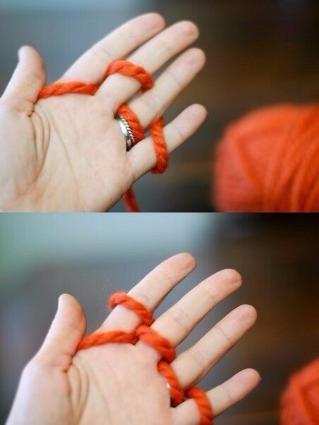 Вязание на руках