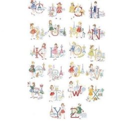 Алфавит с милыми девочками