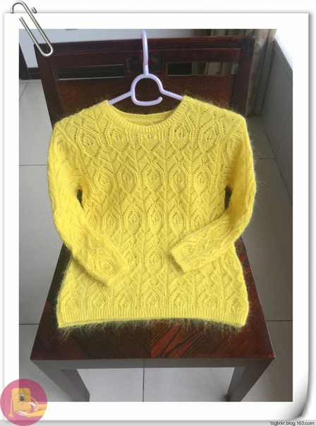 Чудесный пуловер из мохера