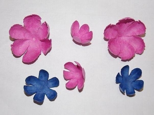 Цветы из бумаги для акварели: мастер-класс