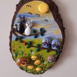 Прекрасные картины из камней