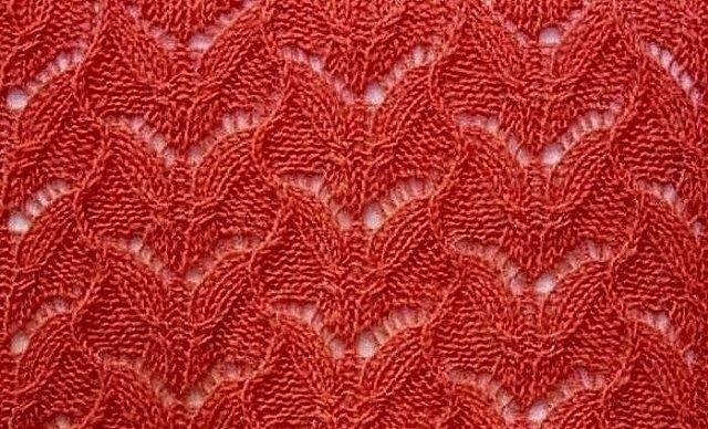 ​Причудливый вязаный узор