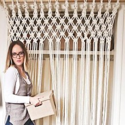 Мастер-класс по плетению штор методом макраме