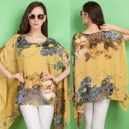 Просторные простые в пошиве блузы