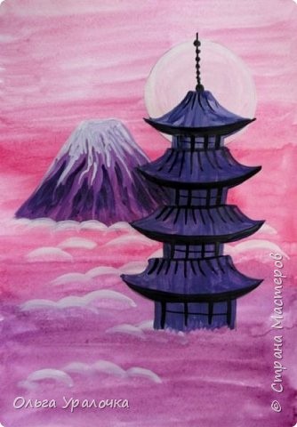 Рисуем японские мотивы