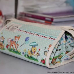 Очень удобная и вместительная сумочка для рукоделия