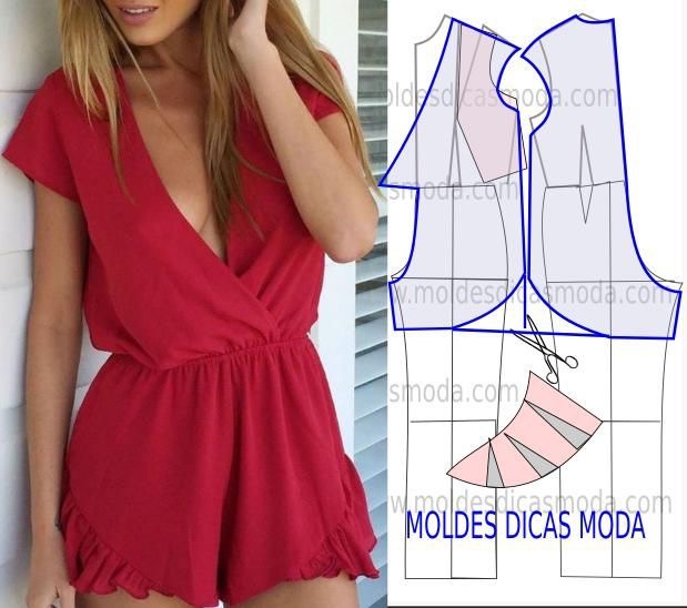 Женские комбинезоны с шортами: как моделировать