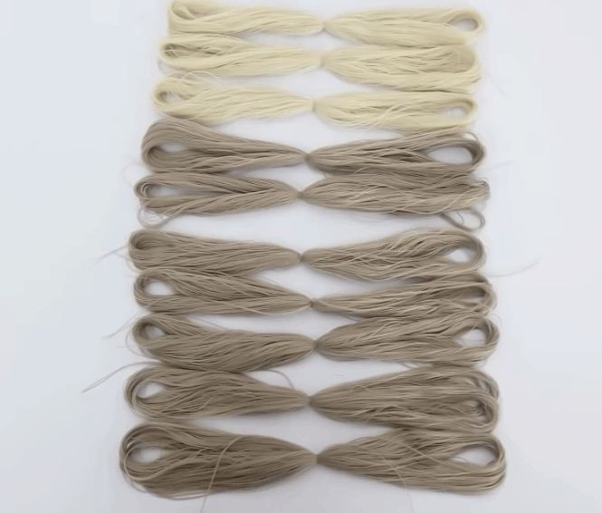 ​Гламурные щенки из ниток