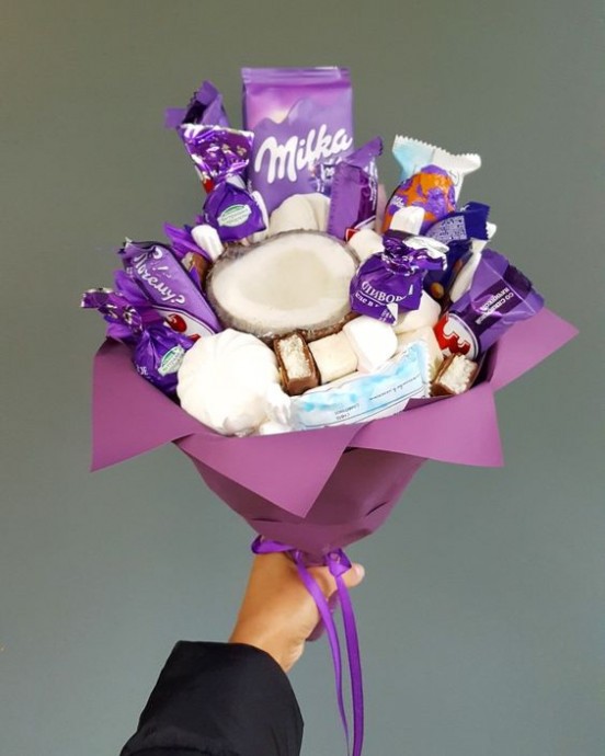 Идеи вкусных букетов