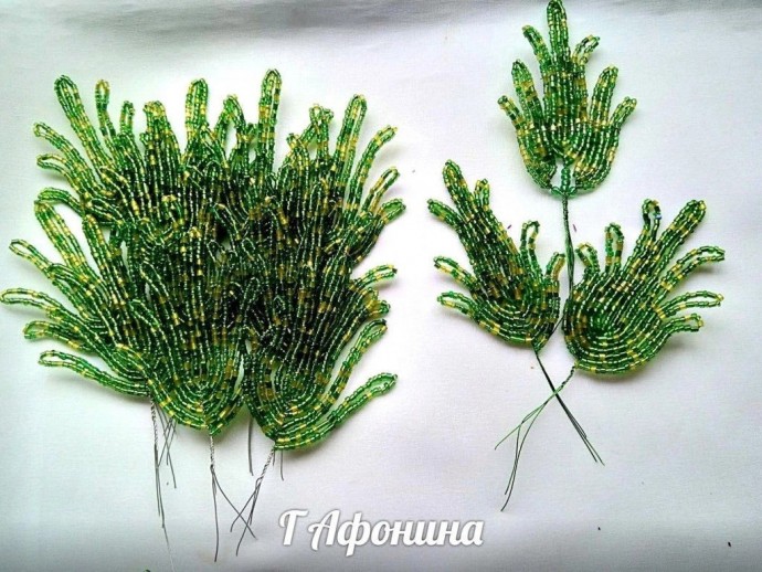 Анемоны из бисера и рубки Анемоны из бисера и рубки