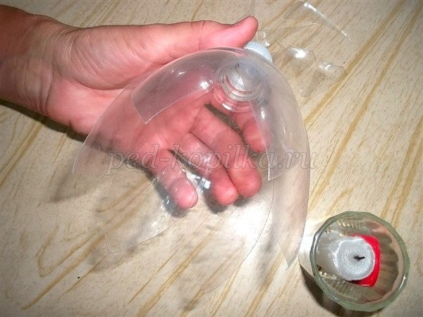 Цветы из пластиковых бутылок для сада: мастер-класс Цветы из пластиковых бутылок для сада: мастер-класс