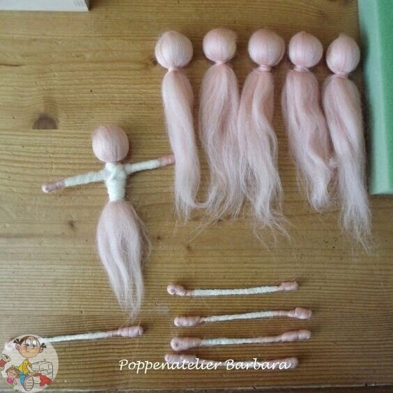 Нежные куколки-феи из шерсти Нежные куколки-феи из шерсти