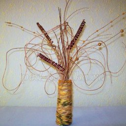 Поделка из природного материала "Букет фантазии"