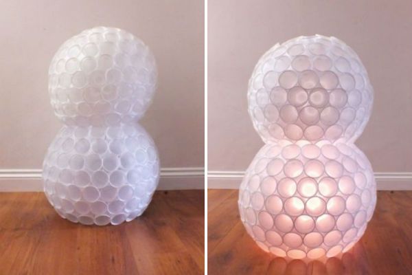 Мастерим оригинального снеговичка