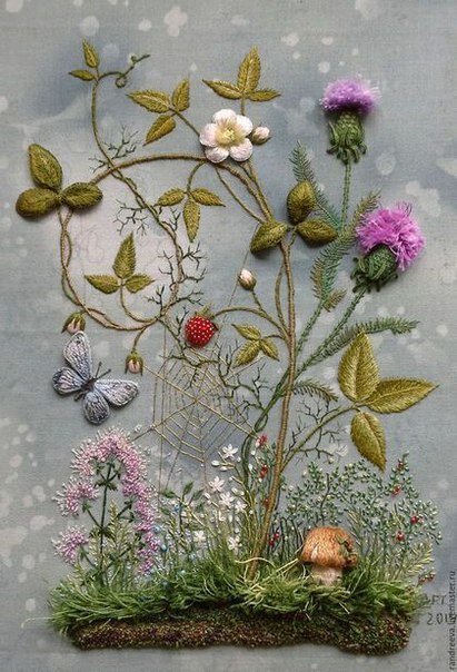 Объемная вышивка: восхитительные идеи для вдохновения Объемная вышивка: восхитительные идеи для вдохновения