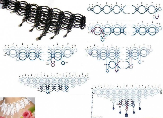Плетение красивущих украшений из бисера и бусин Плетение красивущих украшений из бисера и бусин