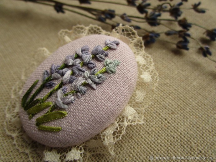 Собираем текстильную брошь