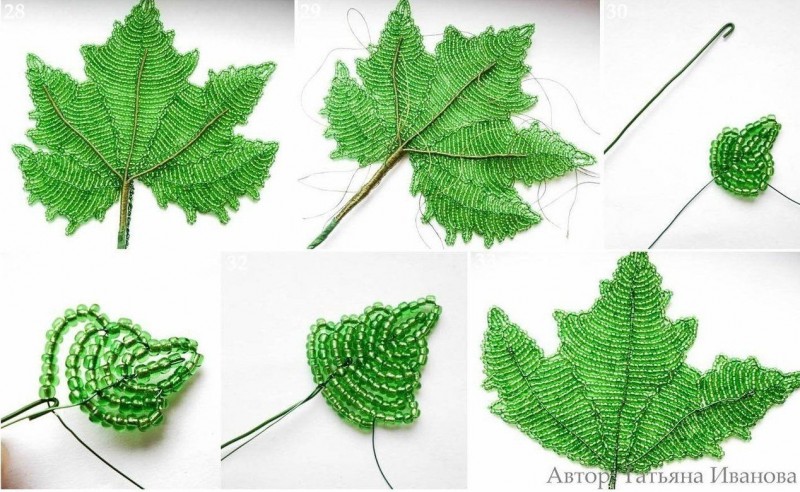 Виноград из бисера