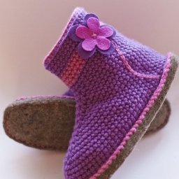 Вязанные "сапожки"