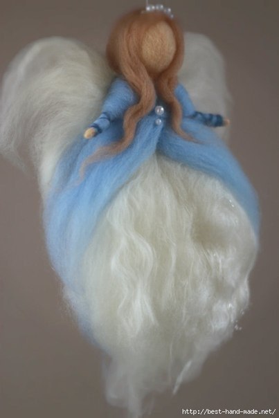 Воздушные ангелы и феи в технике валяния: чудесные идеи