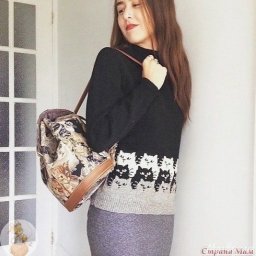 ​Жаккардовые узоры с кошечками