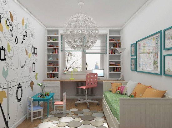 Идеи окон, встроенных в мебель