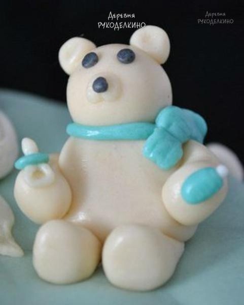 Молочная сахарная мастика для украшения тортов