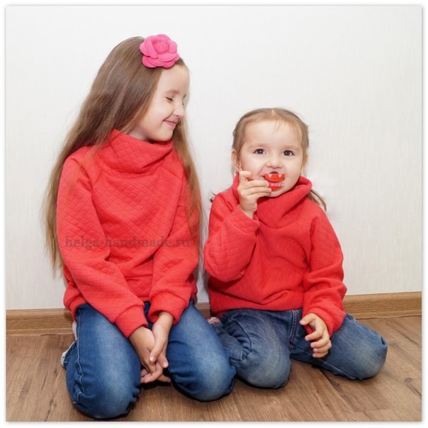 Свитшот с объёмным воротником своими руками