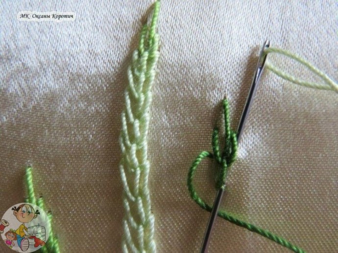 Вышиваем колоски пшеницы Вышиваем колоски пшеницы