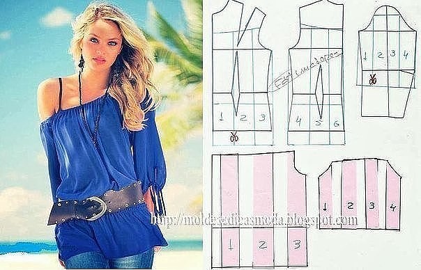 Моделирование легких летних блуз Моделирование легких летних блуз