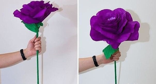 ​Необычный декор: гигантский бумажный цветок