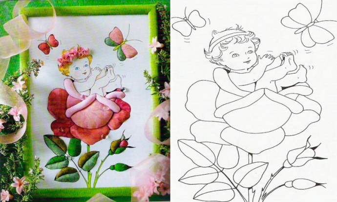 Схемы для панно в технике кинусайга