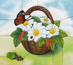 Шикарная подборка схем для панно в технике кинусайга: цветы