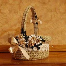 Симпатичная корзинка из пластиковой банки