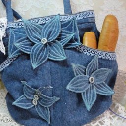 Сумка из старых джинсов