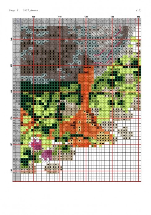 ​Вышиваем гусей