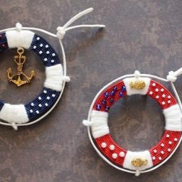 Брошь в морском стиле