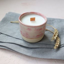 Кокосовая ароматическая свечка