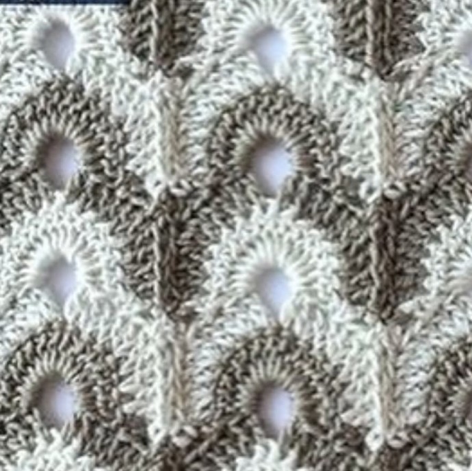 Очень красивый узор крючком