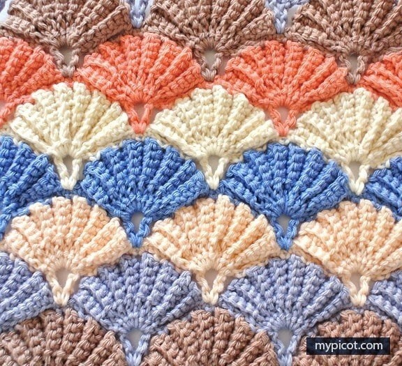 ​Очень красивый узор крючком