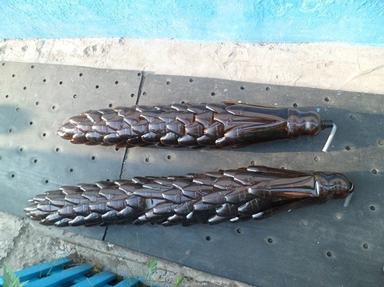 Пальма из пластиковых бутылок