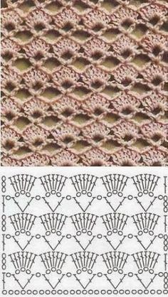 Прекрасные узоры крючком