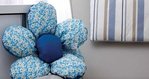 Шьем простую подушечку-цветочек